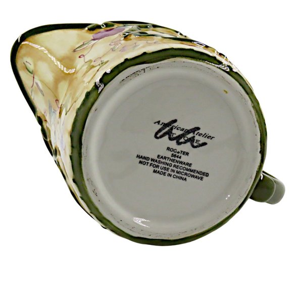 Vintage-Style Ceramic Rooster Pattern Creamer & Sugar Bowl Set (by AA) - Picture 5 of 6